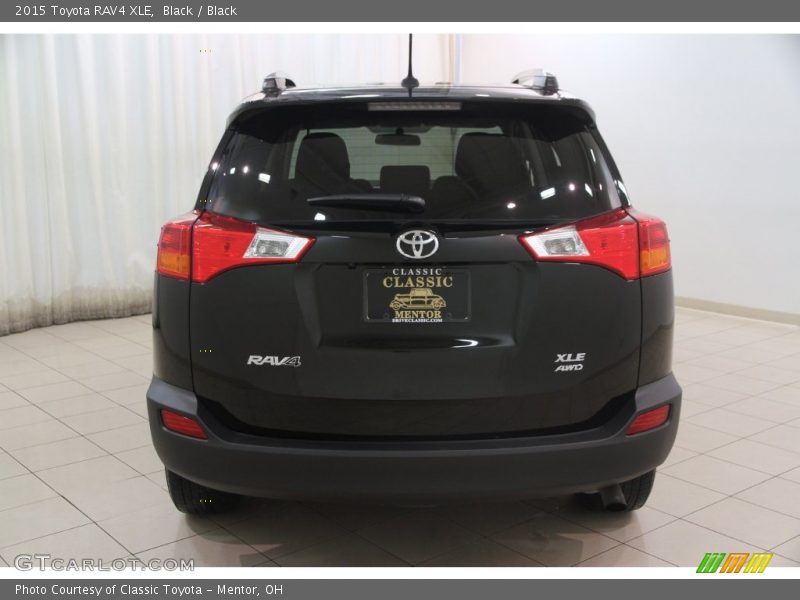 Black / Black 2015 Toyota RAV4 XLE