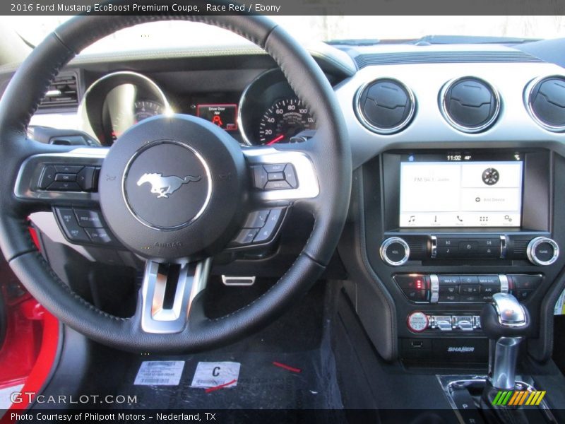 Race Red / Ebony 2016 Ford Mustang EcoBoost Premium Coupe