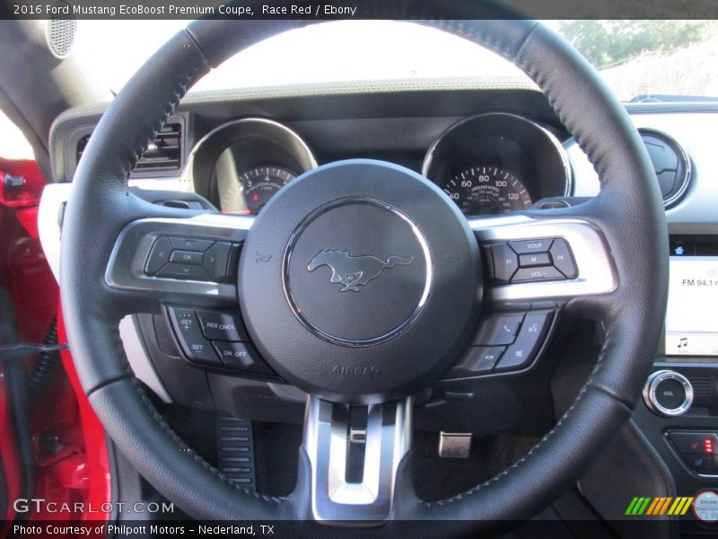 Race Red / Ebony 2016 Ford Mustang EcoBoost Premium Coupe