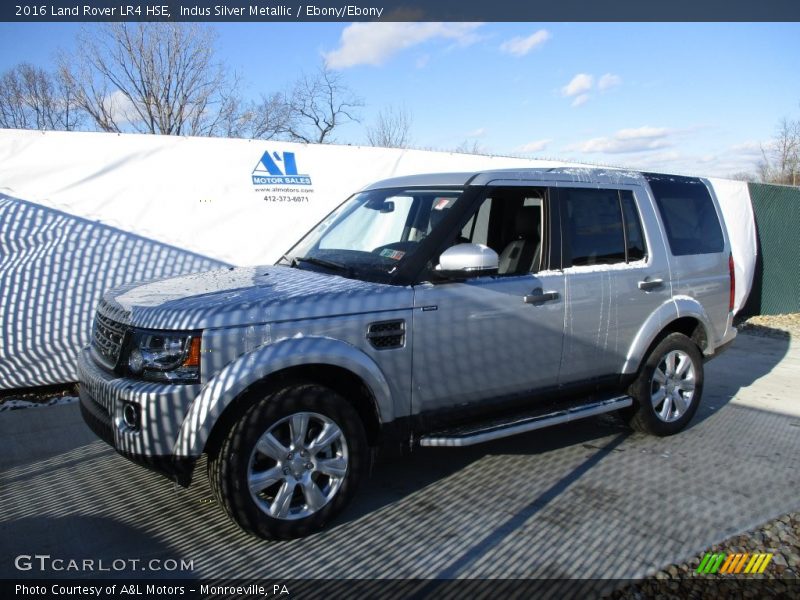 Indus Silver Metallic / Ebony/Ebony 2016 Land Rover LR4 HSE