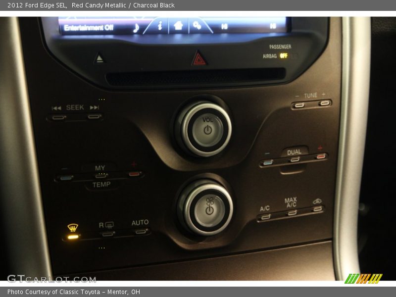 Red Candy Metallic / Charcoal Black 2012 Ford Edge SEL