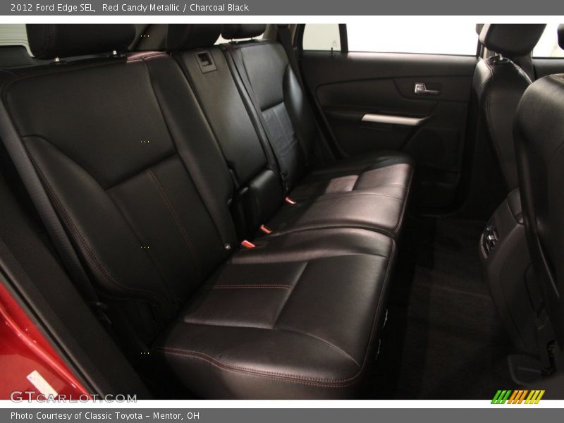 Red Candy Metallic / Charcoal Black 2012 Ford Edge SEL