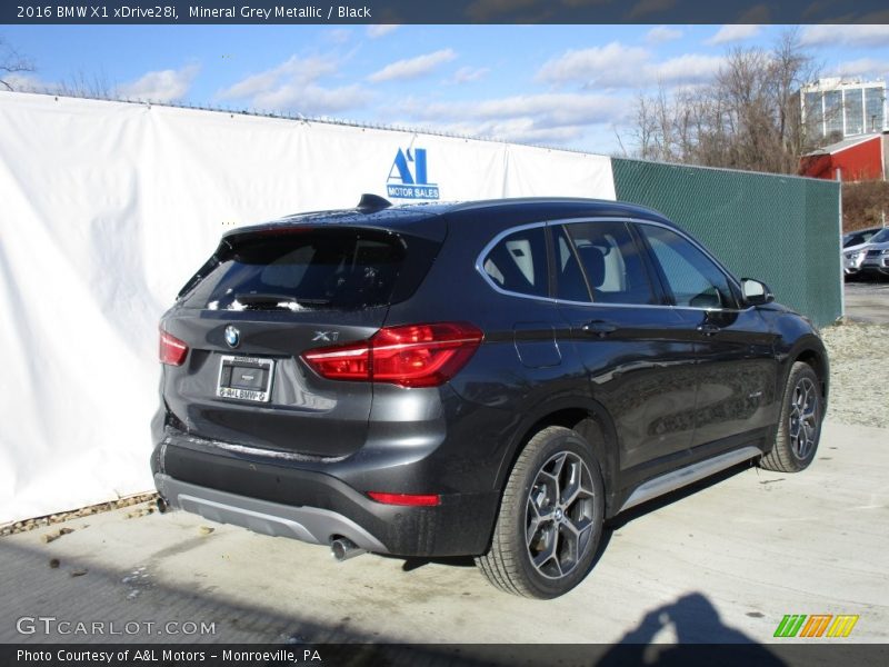 Mineral Grey Metallic / Black 2016 BMW X1 xDrive28i