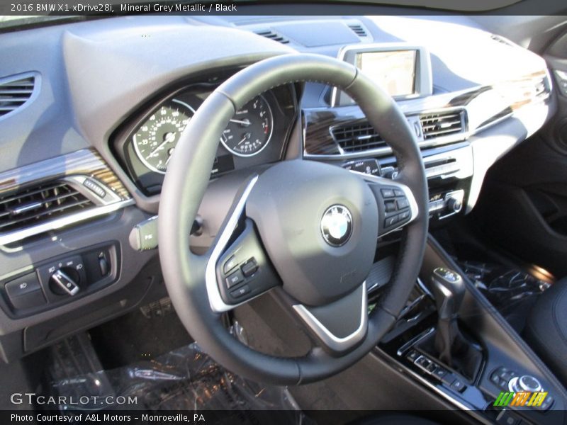 Mineral Grey Metallic / Black 2016 BMW X1 xDrive28i