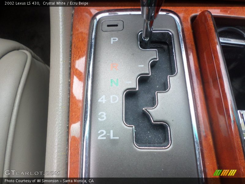 Crystal White / Ecru Beige 2002 Lexus LS 430