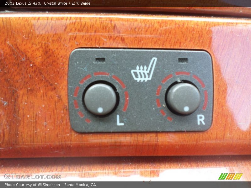 Crystal White / Ecru Beige 2002 Lexus LS 430