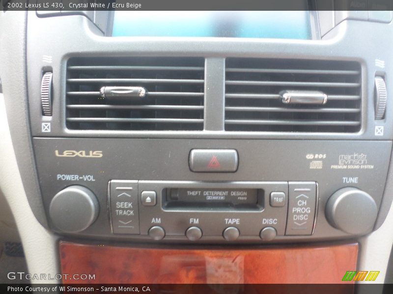 Crystal White / Ecru Beige 2002 Lexus LS 430