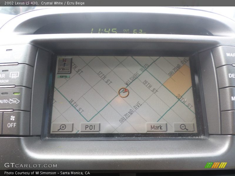 Crystal White / Ecru Beige 2002 Lexus LS 430