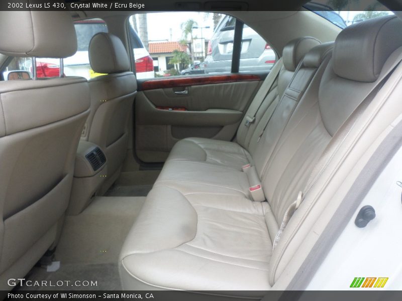 Crystal White / Ecru Beige 2002 Lexus LS 430