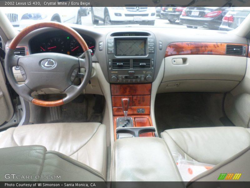 Crystal White / Ecru Beige 2002 Lexus LS 430