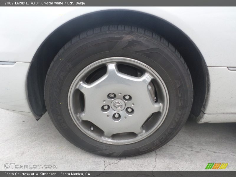 Crystal White / Ecru Beige 2002 Lexus LS 430