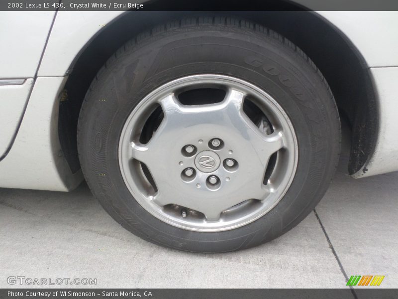 Crystal White / Ecru Beige 2002 Lexus LS 430