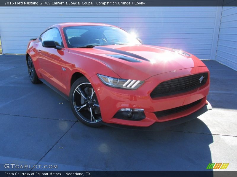 Competition Orange / Ebony 2016 Ford Mustang GT/CS California Special Coupe