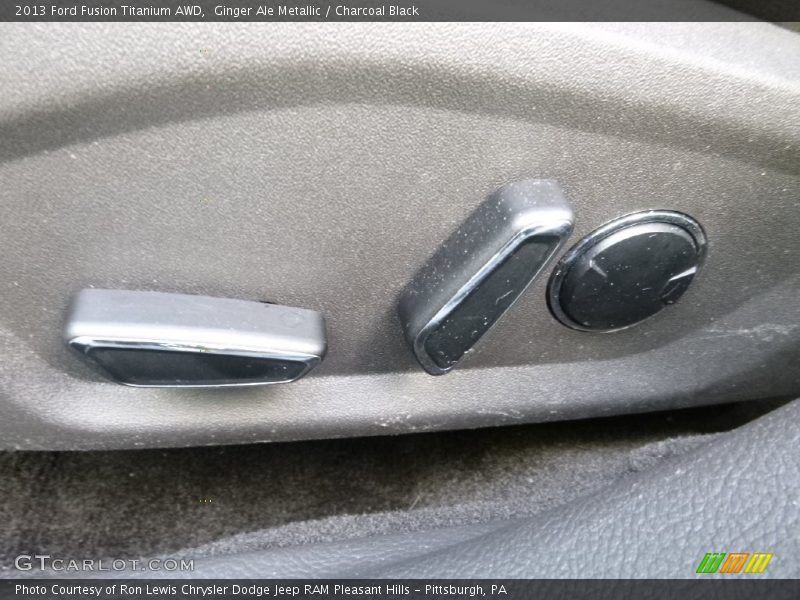 Ginger Ale Metallic / Charcoal Black 2013 Ford Fusion Titanium AWD