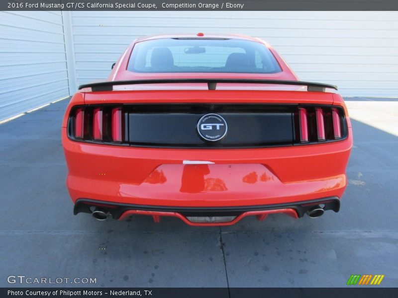 Competition Orange / Ebony 2016 Ford Mustang GT/CS California Special Coupe