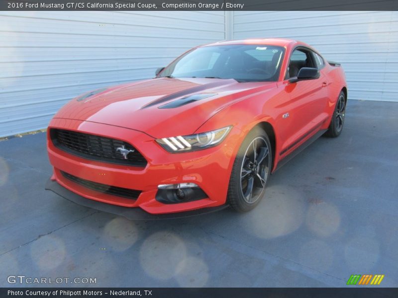 Competition Orange / Ebony 2016 Ford Mustang GT/CS California Special Coupe