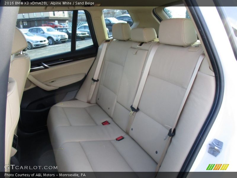 Alpine White / Sand Beige 2016 BMW X3 xDrive28i