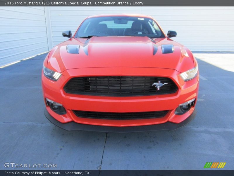 Competition Orange / Ebony 2016 Ford Mustang GT/CS California Special Coupe