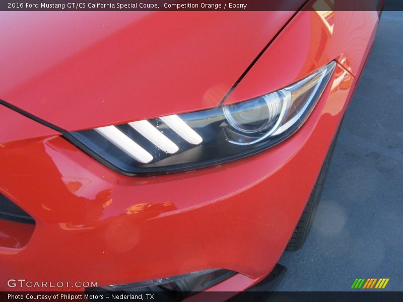 Competition Orange / Ebony 2016 Ford Mustang GT/CS California Special Coupe