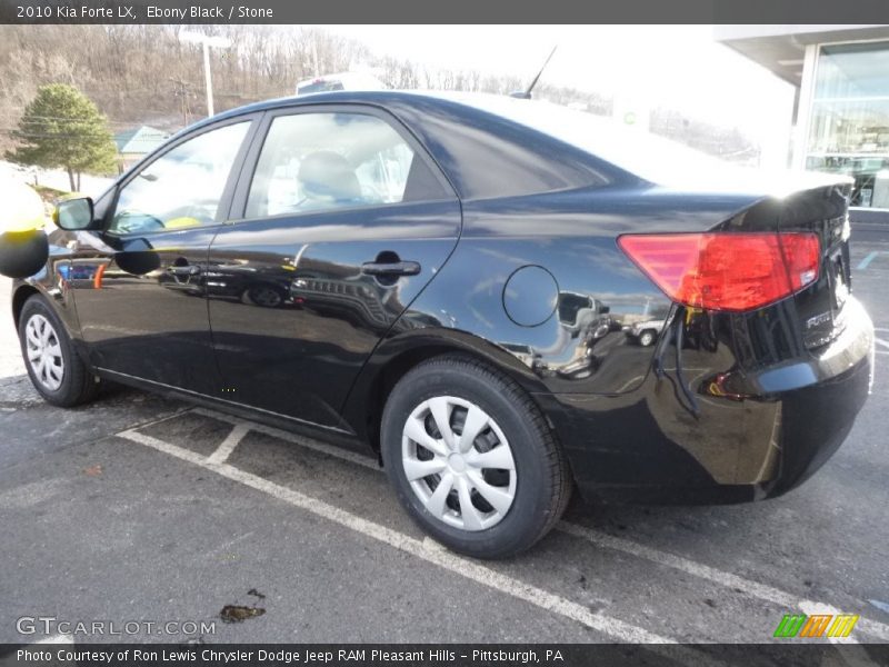 Ebony Black / Stone 2010 Kia Forte LX
