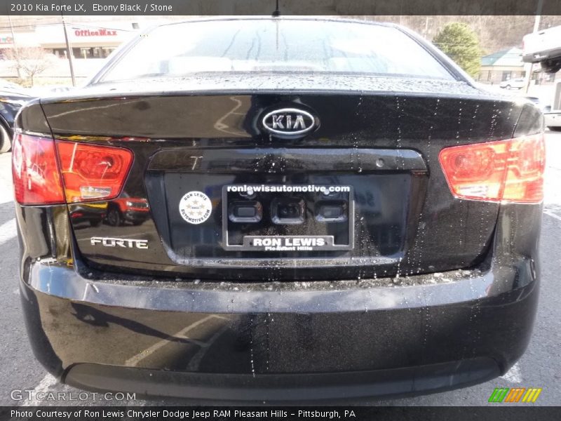 Ebony Black / Stone 2010 Kia Forte LX