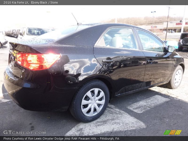Ebony Black / Stone 2010 Kia Forte LX