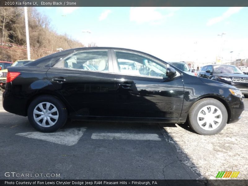 Ebony Black / Stone 2010 Kia Forte LX