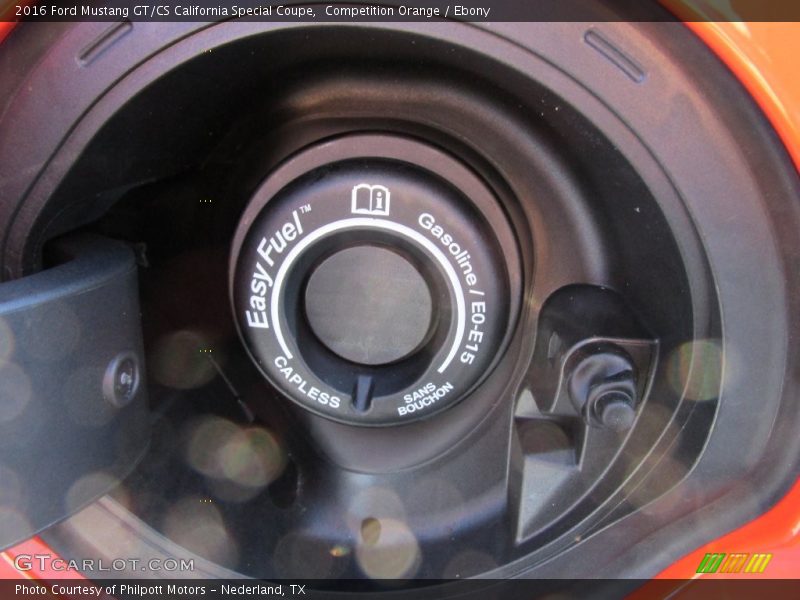 Competition Orange / Ebony 2016 Ford Mustang GT/CS California Special Coupe