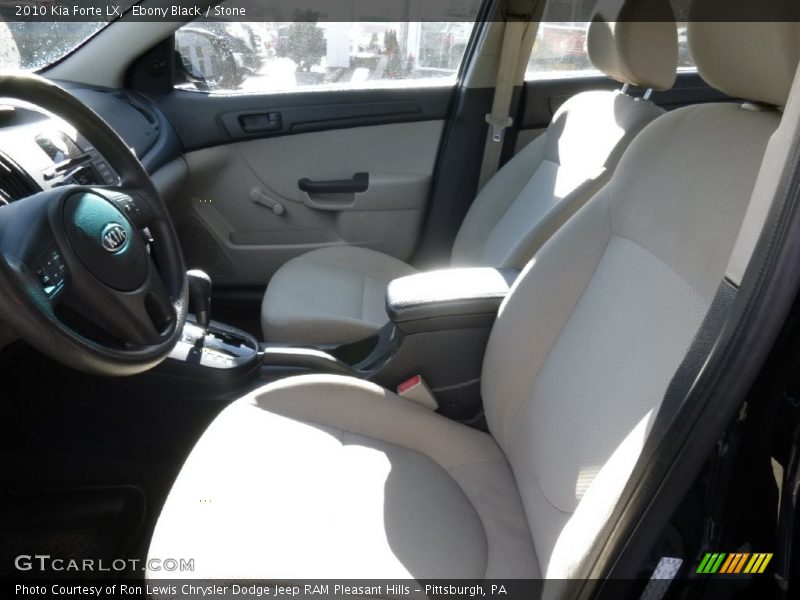 Ebony Black / Stone 2010 Kia Forte LX