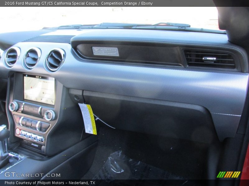 Competition Orange / Ebony 2016 Ford Mustang GT/CS California Special Coupe