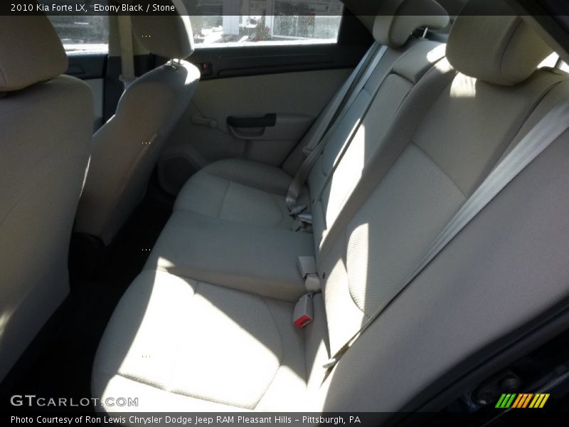 Ebony Black / Stone 2010 Kia Forte LX