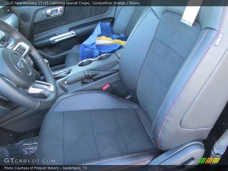 Competition Orange / Ebony 2016 Ford Mustang GT/CS California Special Coupe