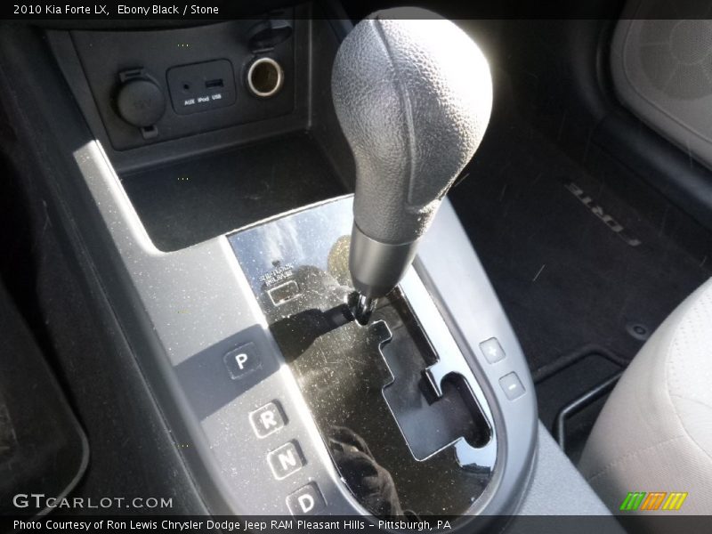 Ebony Black / Stone 2010 Kia Forte LX