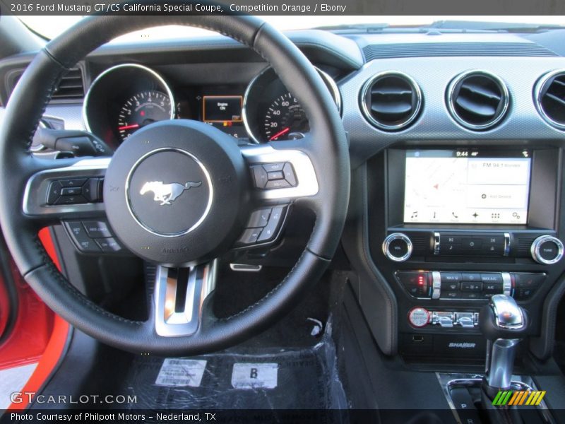 Competition Orange / Ebony 2016 Ford Mustang GT/CS California Special Coupe