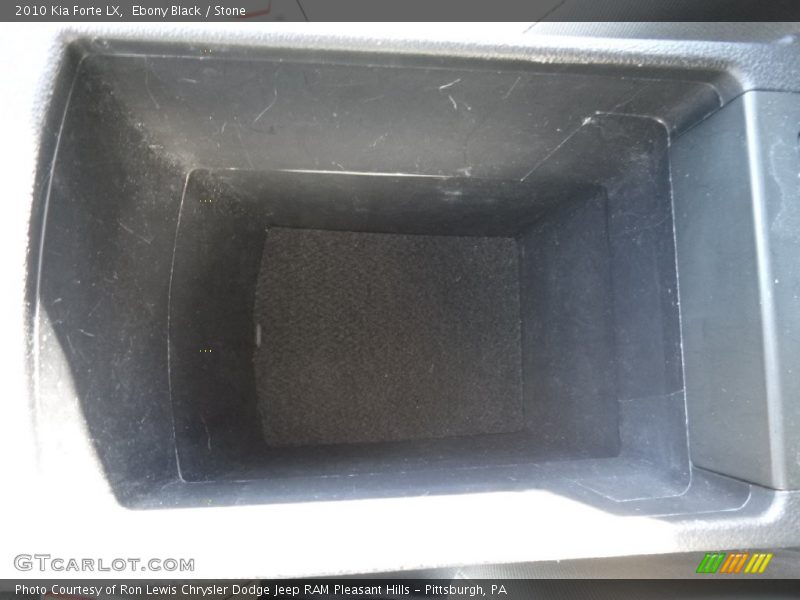 Ebony Black / Stone 2010 Kia Forte LX