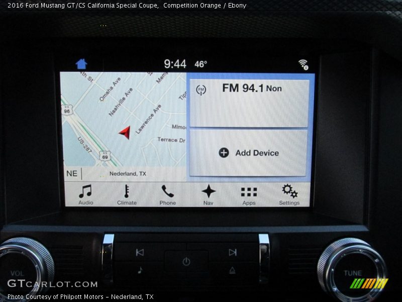 Competition Orange / Ebony 2016 Ford Mustang GT/CS California Special Coupe