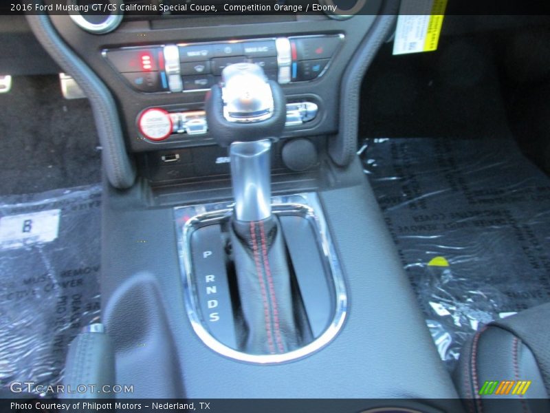 Competition Orange / Ebony 2016 Ford Mustang GT/CS California Special Coupe