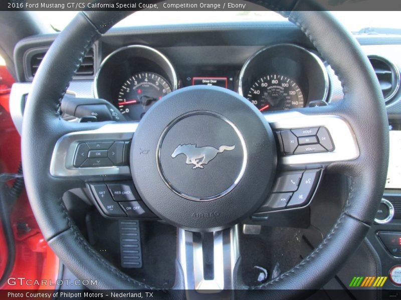 Competition Orange / Ebony 2016 Ford Mustang GT/CS California Special Coupe