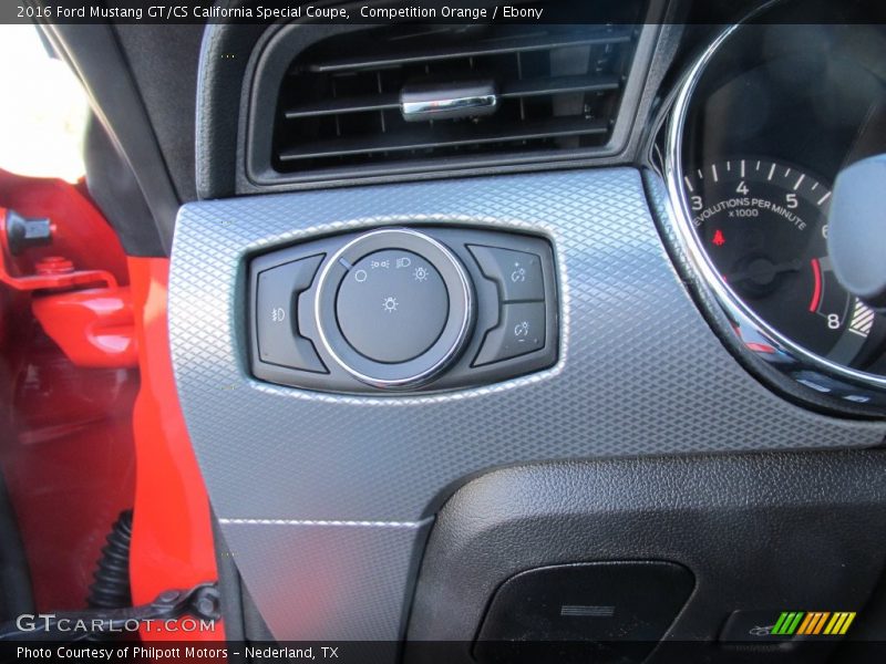 Competition Orange / Ebony 2016 Ford Mustang GT/CS California Special Coupe