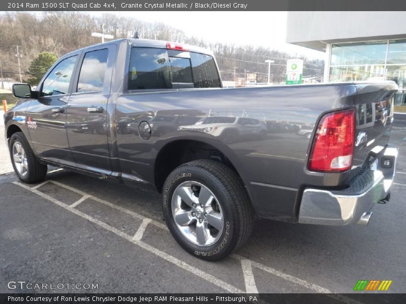 Granite Crystal Metallic / Black/Diesel Gray 2014 Ram 1500 SLT Quad Cab 4x4