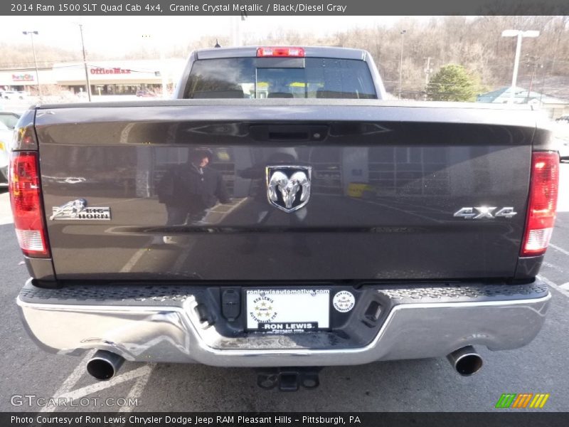 Granite Crystal Metallic / Black/Diesel Gray 2014 Ram 1500 SLT Quad Cab 4x4