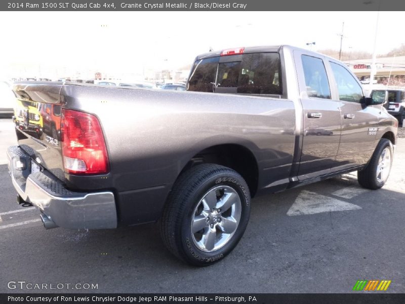Granite Crystal Metallic / Black/Diesel Gray 2014 Ram 1500 SLT Quad Cab 4x4
