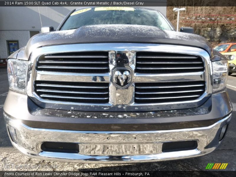 Granite Crystal Metallic / Black/Diesel Gray 2014 Ram 1500 SLT Quad Cab 4x4
