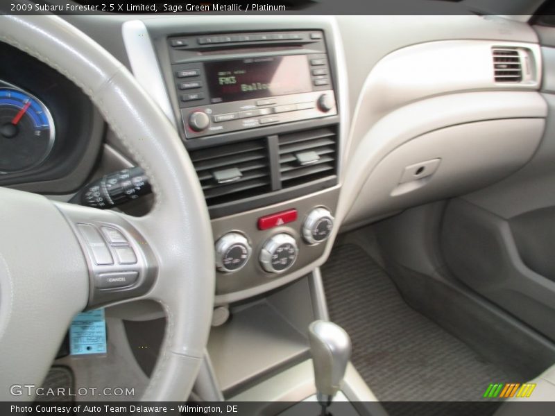 Sage Green Metallic / Platinum 2009 Subaru Forester 2.5 X Limited