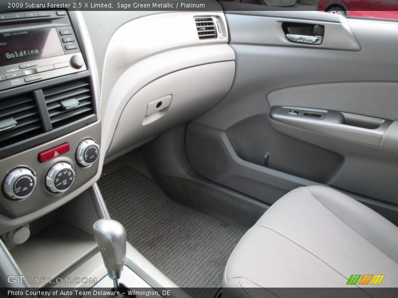 Sage Green Metallic / Platinum 2009 Subaru Forester 2.5 X Limited