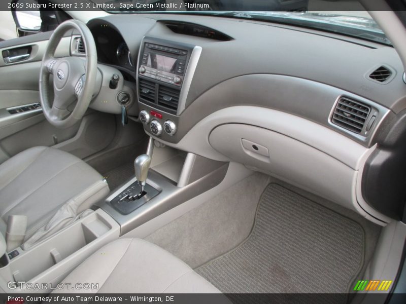 Sage Green Metallic / Platinum 2009 Subaru Forester 2.5 X Limited