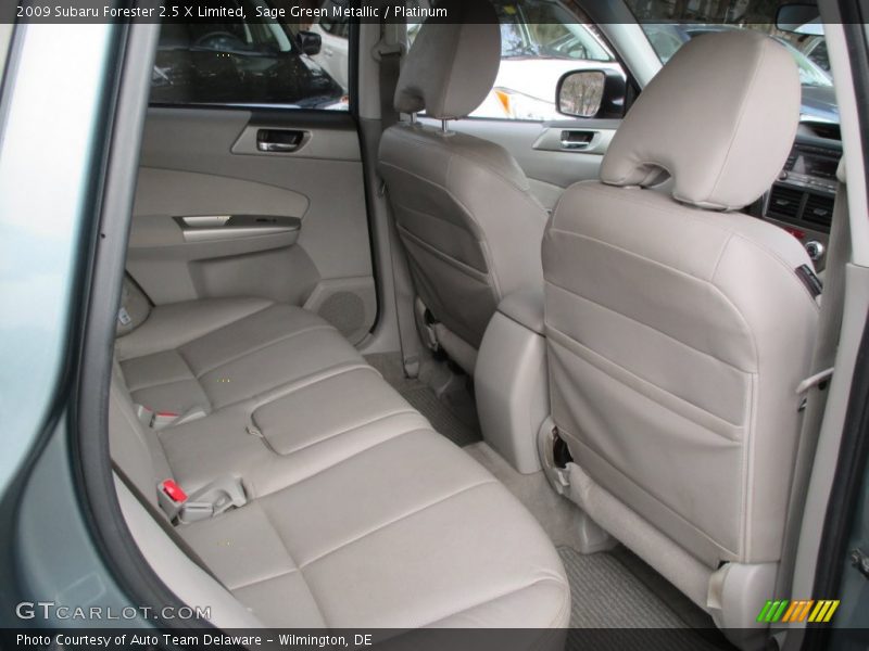 Sage Green Metallic / Platinum 2009 Subaru Forester 2.5 X Limited