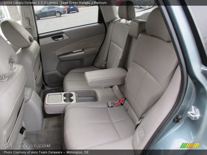 Sage Green Metallic / Platinum 2009 Subaru Forester 2.5 X Limited
