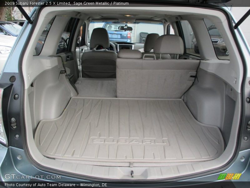 Sage Green Metallic / Platinum 2009 Subaru Forester 2.5 X Limited