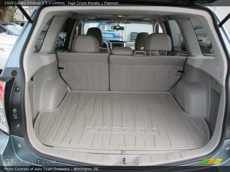 Sage Green Metallic / Platinum 2009 Subaru Forester 2.5 X Limited
